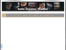 Tablet Screenshot of infogamesmania.com
